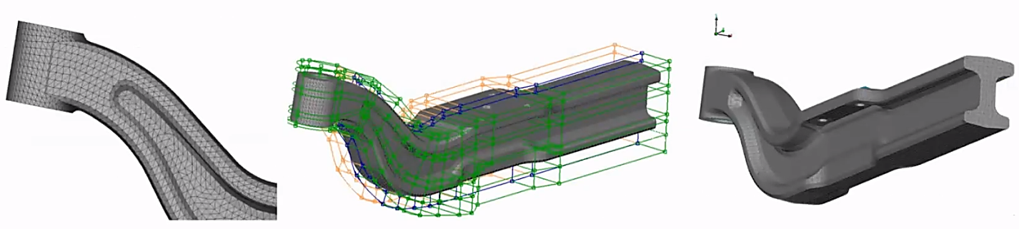 Geometry modification (mesh morphing) in ANSA