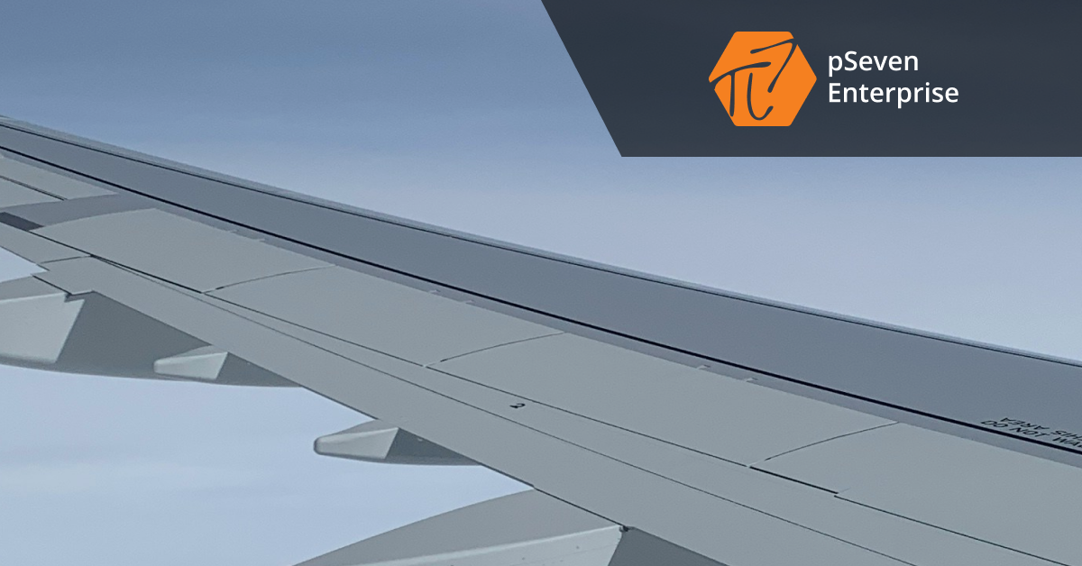 Collaborative work on aircraft wing design in pSeven Enterprise