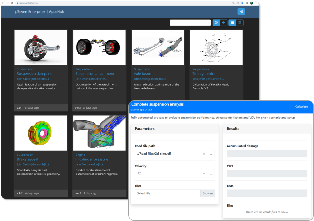 simulation web app