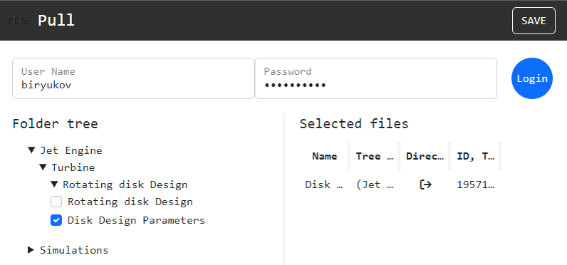 Pull data from SPDM
