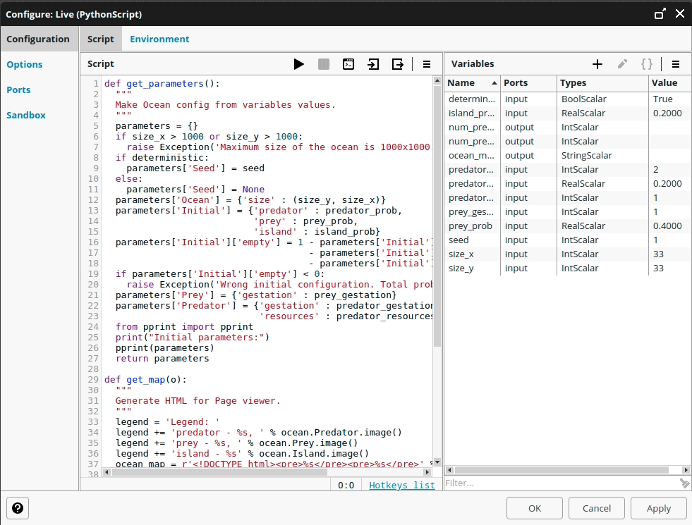 Test script