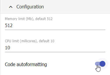 Code Format Toggle