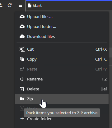 ZIP archive
