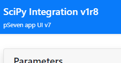 The stock app UI displays the app version with the app name